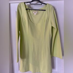 Never Worn Maeve Long-Sleeve Scoop Neck Mini Dress